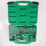 Набір різьбонарізного інструменту TOPTUL 40 од. М3-М12 JGAI4001, фото 3