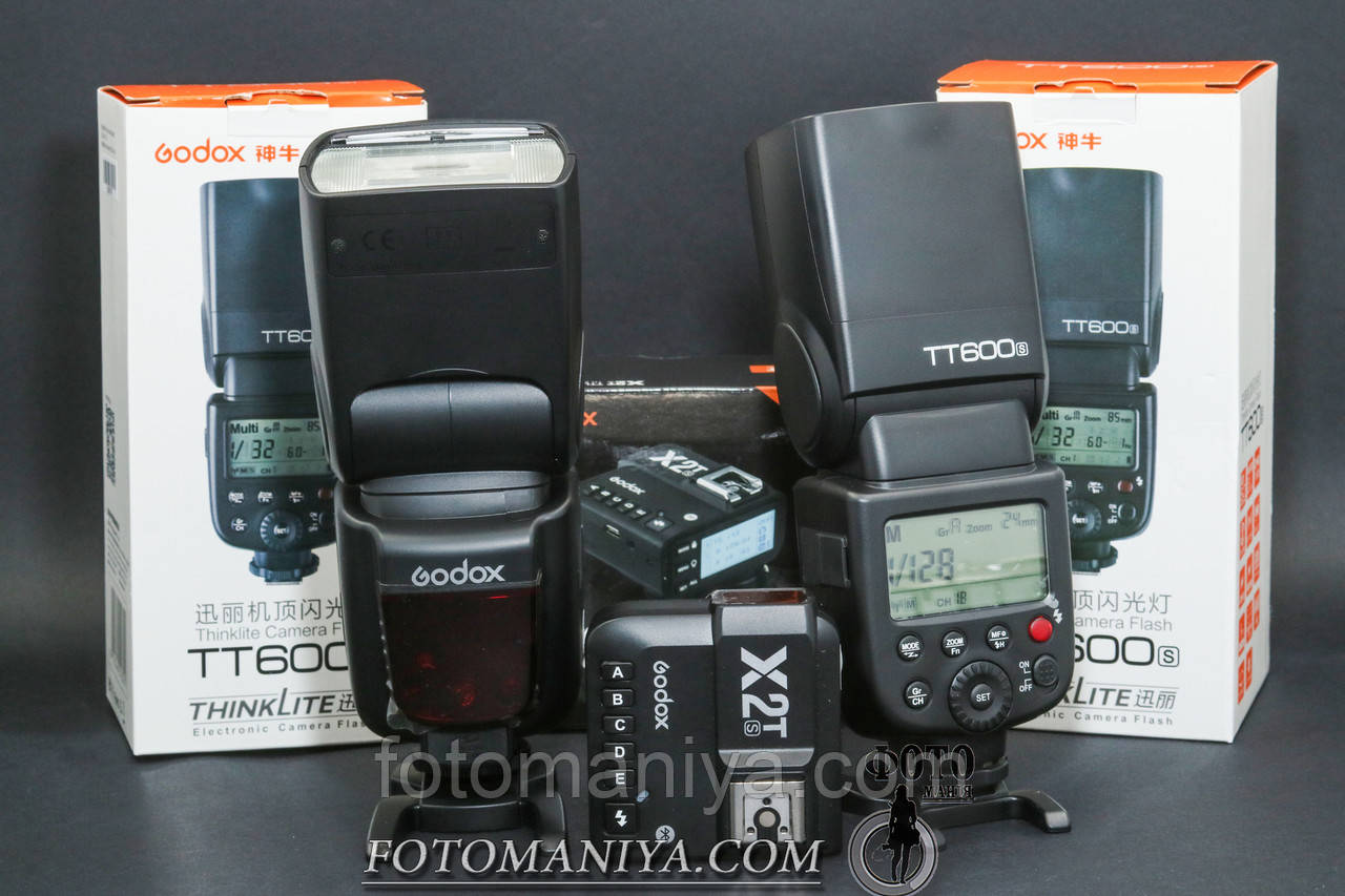 Комплект для Sony - 2 спалахи Godox TT600 S + Godox X2Ts