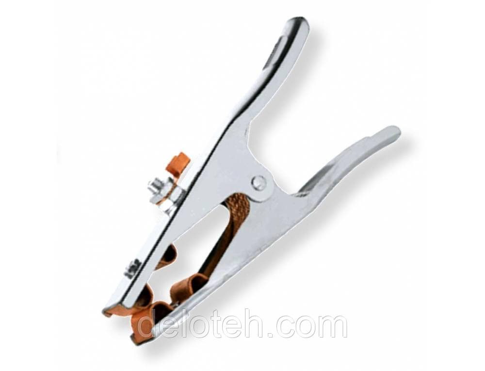 Затискач маси Vitals Profi L215 300А (латунь), фото 1