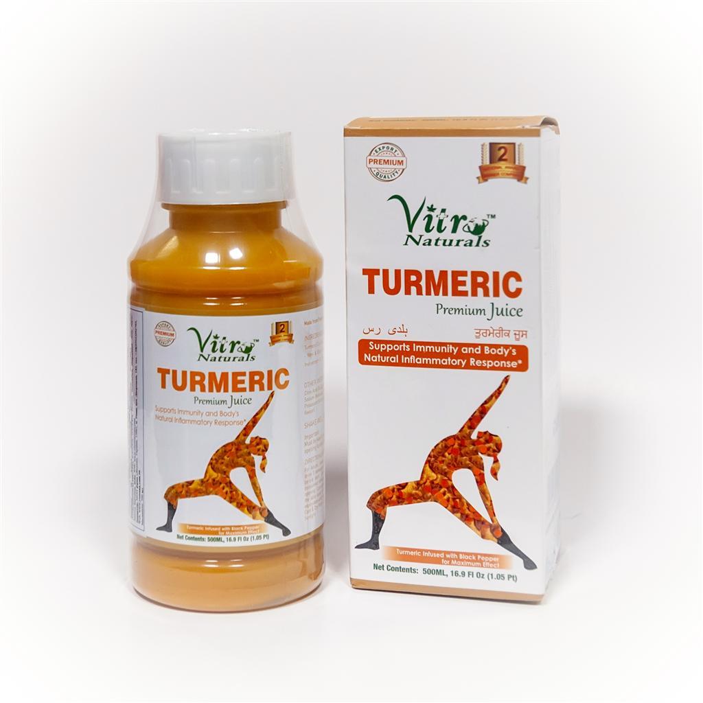Сік куркуми Вітро Натуралс (Turmeric juice Vitro naturals) 500 мл, фото 1