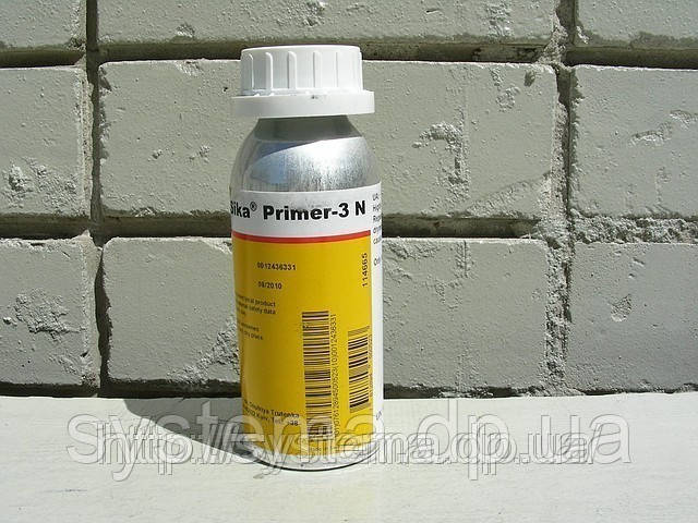 Sika® Primer-3N, 250 мл - грунтовка для поистых поверхонь під Sikaflex