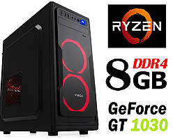 Персональний ігровий комп'ютер Ryzen 3 1200 3.4 GHz / 8 Gb_DDR4 / 500 Gb / GT_1030_2GB_DDR5