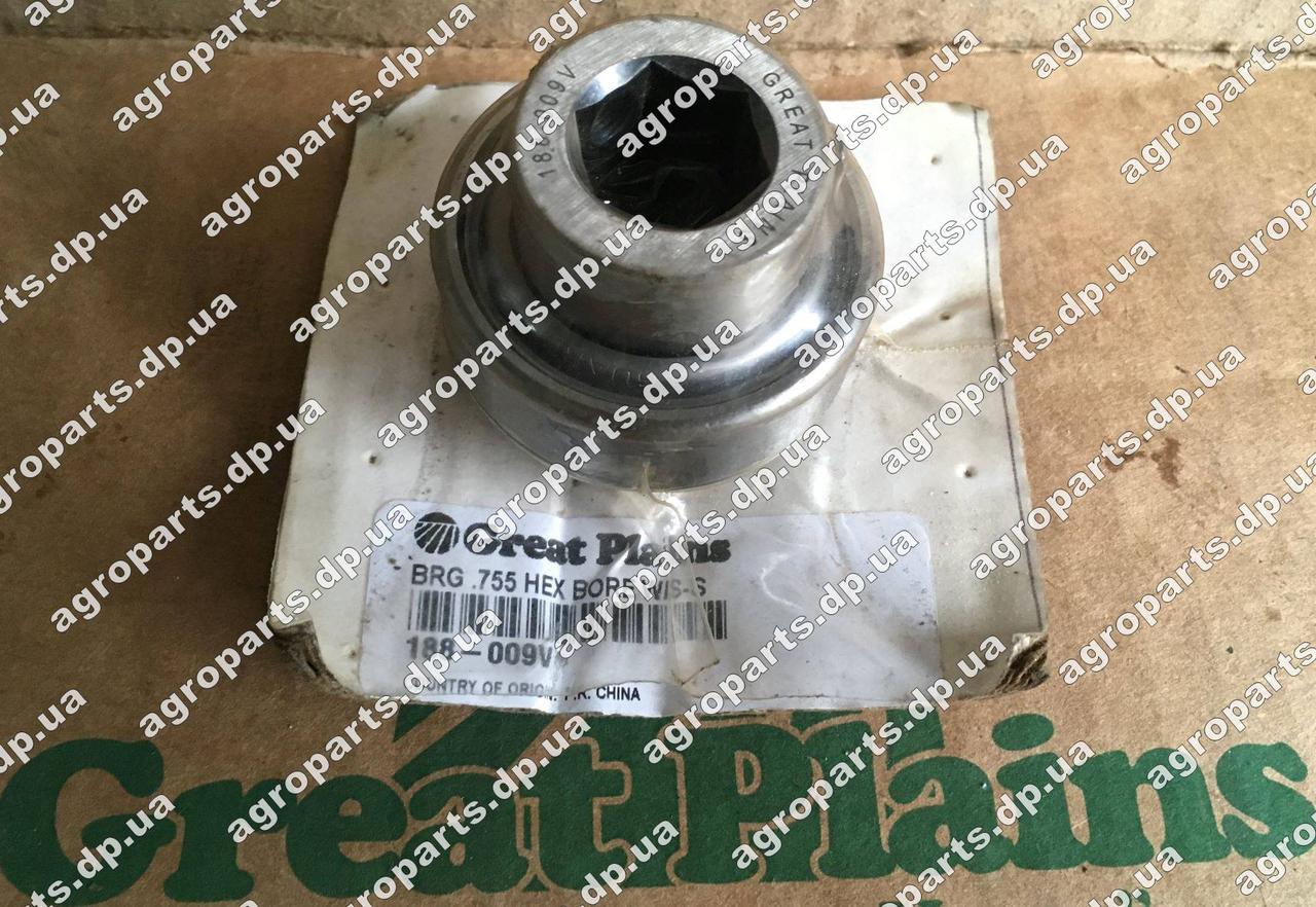 Підшипник 188-009V шестигранний валу 188-009 Great Plains BEARING 188-009v з/ч Грейн Плейн