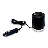 Адаптер автомобіль Xiaomi 70mai Midrive CC03 CC04, 3USB, 4.8A, чорний, фото 4