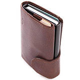 Кардхолдер чоловічий BUONO Leather коричневий, фото 2