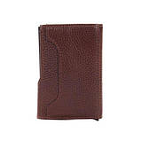 Кардхолдер чоловічий BUONO Leather коричневий, фото 4