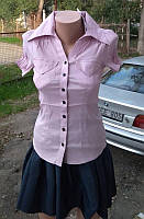 Блузка женская розовая! (0102)