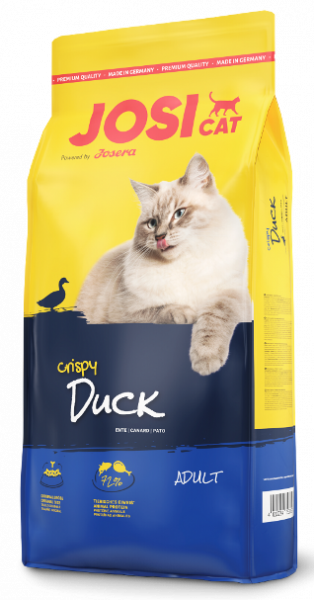 Сухий корм JOSERA Josicat Crispy Duck для кішок з качкою, 10 кг