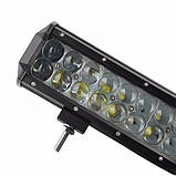 Автофара балка LightX 18 світлодіодів LED 5D-54W автомобільна SPOT фара з регулюванням нахилу Чорний, фото 5