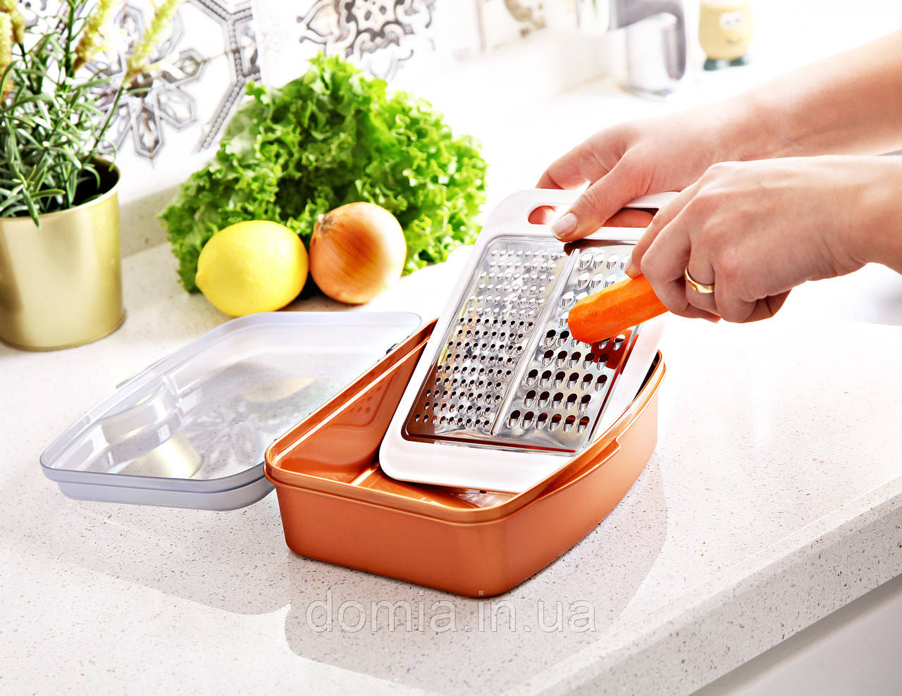 Терка з резервуаром з кришкою URVE PLASTIK ТУРЕЧЧИНА UR-3329