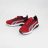 Жіночі спортивні кросівки, червоні замшеві BaaS L1611-8. Повсякденні жіночі кросівки на високій підошві, фото 8