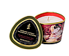 Масажне масло свічка MASSAGE CANDLE SPARKLING STRAWBERRY WINE, 170 мл, фото 8