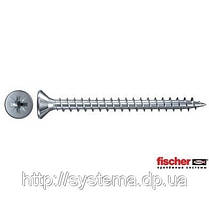 Fischer FSP-SZ 3,5X15 ZPF 1000 шт. - Шуруп для меблевих петель і направляючих, цинк білий, фото 3