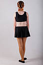 Танцювальна спортивна спідниця чорна,біфлекс, фото 3