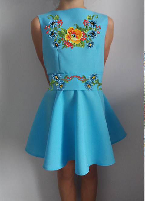 Пошите дитяче плаття під вишивку № 072-ПДП(С), фото 1