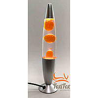 Нічник лава лампа Lava Lamp 34 см Помаранчевий