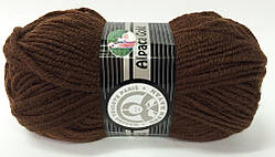 Madame Tricote Paris ALPACA GOLD (Альпака Голд) № 083 коричневий (Вовняна пряжа, нитки для в'язання)