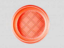 Кольорова тарілка одноразова діаметр 165мм (50 шт)