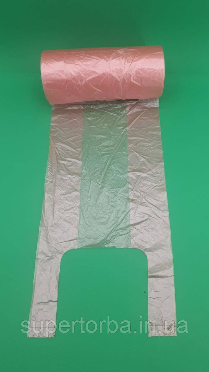 Майка фасувальна в рулоні 400 шт No22х45 Рожева (1 рул), фото 1