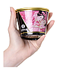 Масажна свічка масло Shunga MASSAGE CANDLE - Rose Petals (170 мл), фото 8