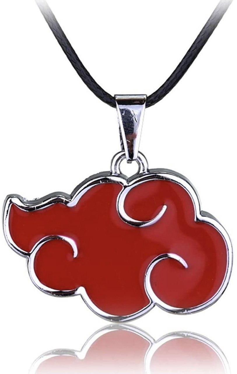 Аксесуар Наруто ланцюжок-шнурок з кулоном "Акацукі" - Naruto Necklace