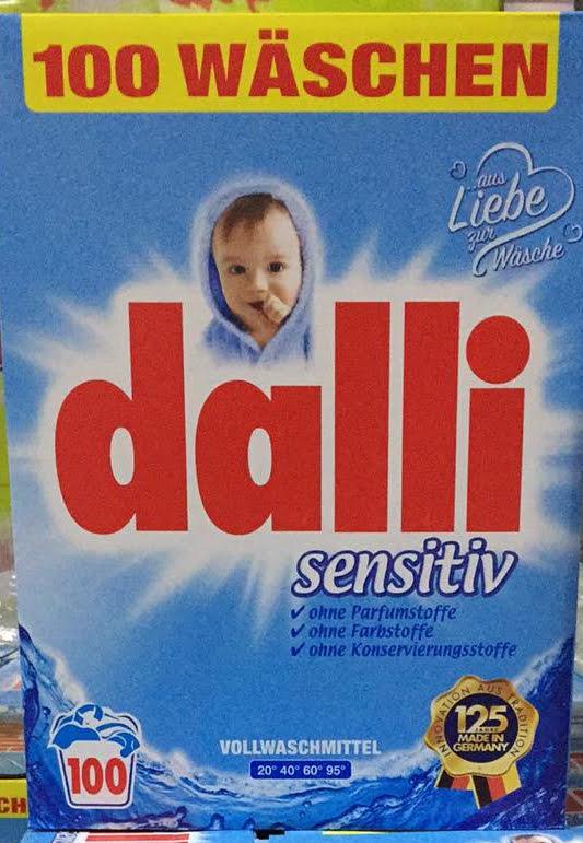 Пральний порошок для дитячої Dalli Sensitive 6,5 кг/100стирок