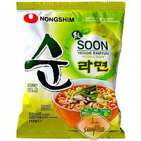 Локшина Soon Veggie Ramyun Овочі 112 г.