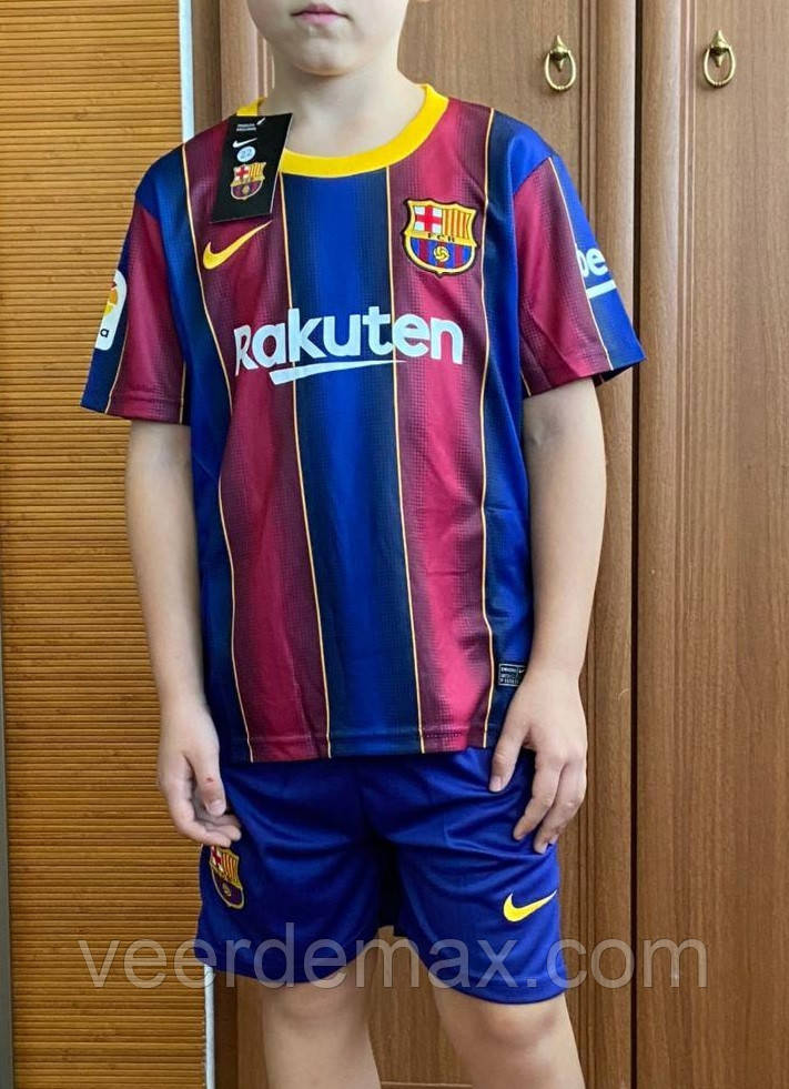Футбола форма ФК "Барселона" (Мessi) дитяча + гетри в подарунок