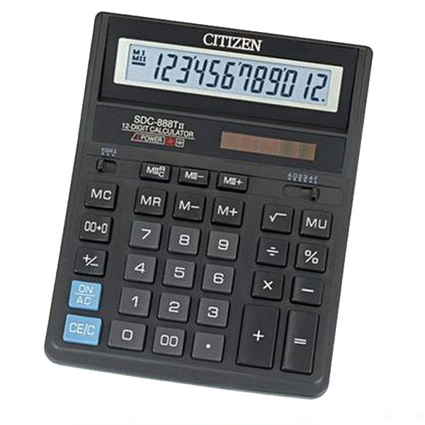 Калькулятор Citizen SDC-888 бухгалтерський 12 разрядов - фото 1 - id-p179642473