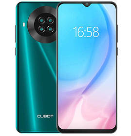 Смартфон Cubot Note 20 pro 6/128Gb 4200 мАч 6,5" NFC Android 10 Black Green Зелений