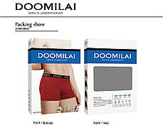 Чоловічі боксери стрейчеві з бамбука «DOOMILAI» Арт.D-01413, фото 4