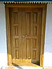 Двері міжкімнатні з масиву дерева (сосна, шпонована дубом), доставка по Україні, фото 7
