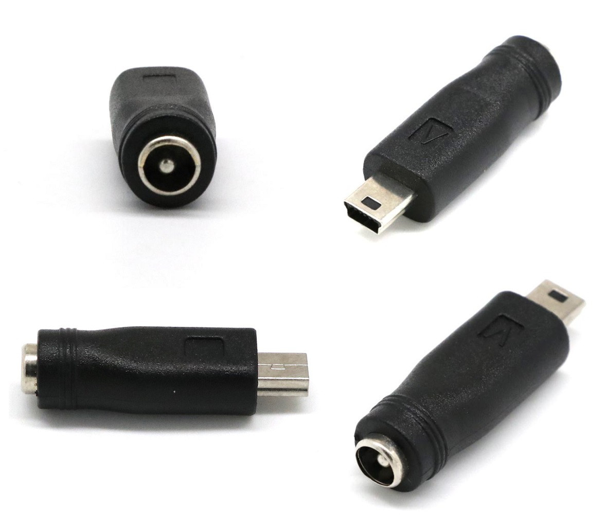 Адаптер DC 5.5*2.1 до Mini USB Зарядний Конвертер Перехідник