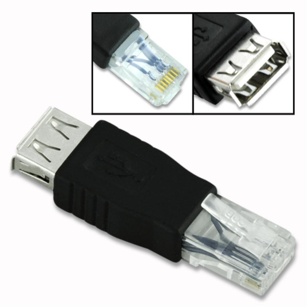 Адаптер USB (мама) LAN RJ45 Ethernet мережевий конвертер перехідник