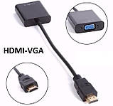 Перехідник HDMI to VGA Емулятор Монітора Адаптер Конвертер, фото 3