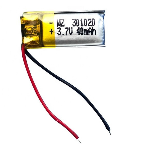 Батарея 40mah 3.7 V 301020 Літій-Полімерний Акумулятор для Bluetooth Гарнітури