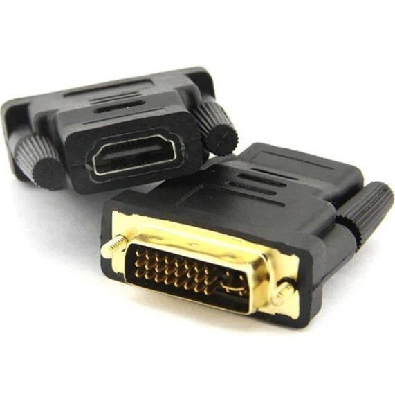 Адаптер Digitus HDMI мама DVI тато перехідник чорний