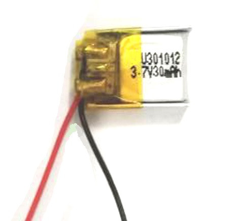 Батарея 20mah 3.7 V 301012 Літій-Полімерний Акумулятор для Bluetooth Гарнітури