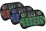 Клавиатура KEYBOARD Wireless MWK08/i8 LED Touch с Подсветкой Русский и Английский, фото 3