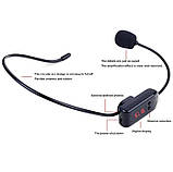 Головний FM Мікрофон Акустичний Бездротова Гарнітура Радіомікрофон, фото 5