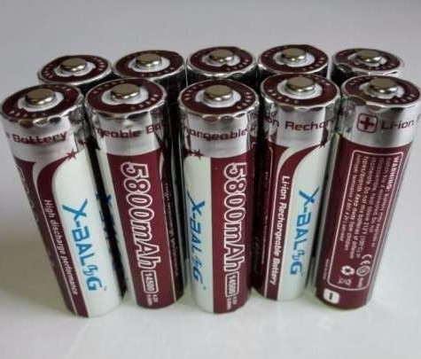 Акумулятор Li-Ion X-BALOG 14500 5800mAh 4.2 V AA R6