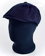 Облегчённая мужская кепка восьмиклинка из синего коттона размер 57-58