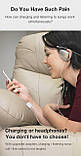 Переходник Разветвитель для iPhone 2 в 1 Lightning 3,5 мм Audio AUX Адаптер Сплиттер для Прослушивания Музыки, фото 3
