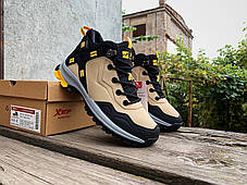 Чоловічі зимові оригінальні кросівки черевики на хутрі Xtep Beige, фото 3