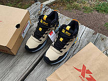 Чоловічі зимові оригінальні кросівки черевики на хутрі Xtep Beige, фото 5