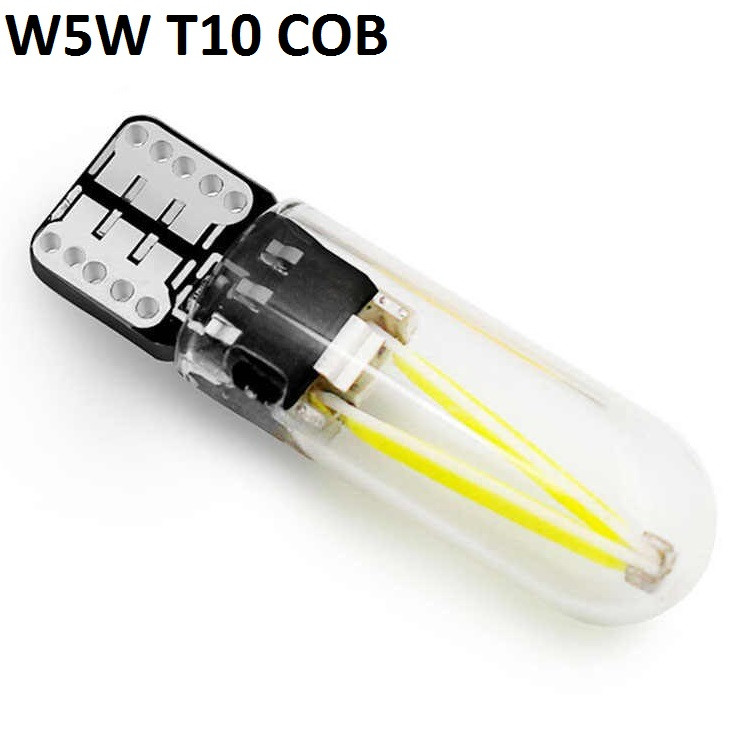 Світлодіодна Лампа T10 W5W COB (білий світ)