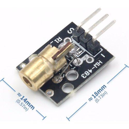 Лазер Модуль KY-008 для Arduino PIC AVR 650nm Передатчик Точечный Диод Медь Головка