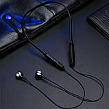 Навушники IPX7 Bluetooth 5.0 HI-FI SPORT Магнітні Бездротові Гарнітури, фото 3