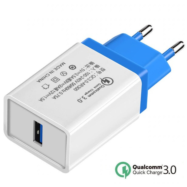 3 в 1 Зарядний Пристрій QC 3.0 USB 5V/9V/12V/2A/1,5 A Зарядка 5В/9В/2А
