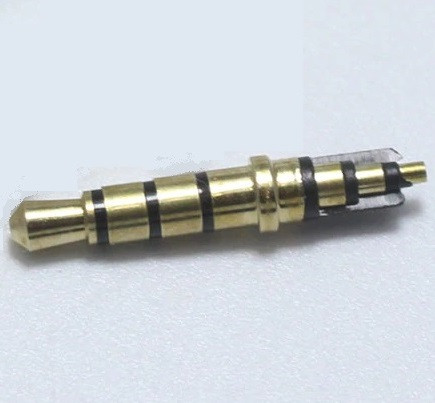 Штекер Роз'єм 3.5 mm 4 pin Аудіо Стерео на Мікрофон і Навушники